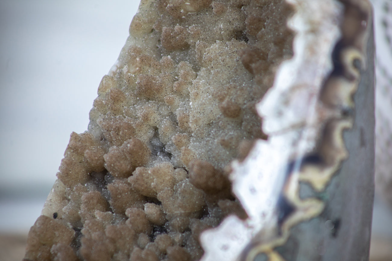 Beautiful Yellow Galaxy Quartz Geode - GQTZ0013 - Southern Minerals 