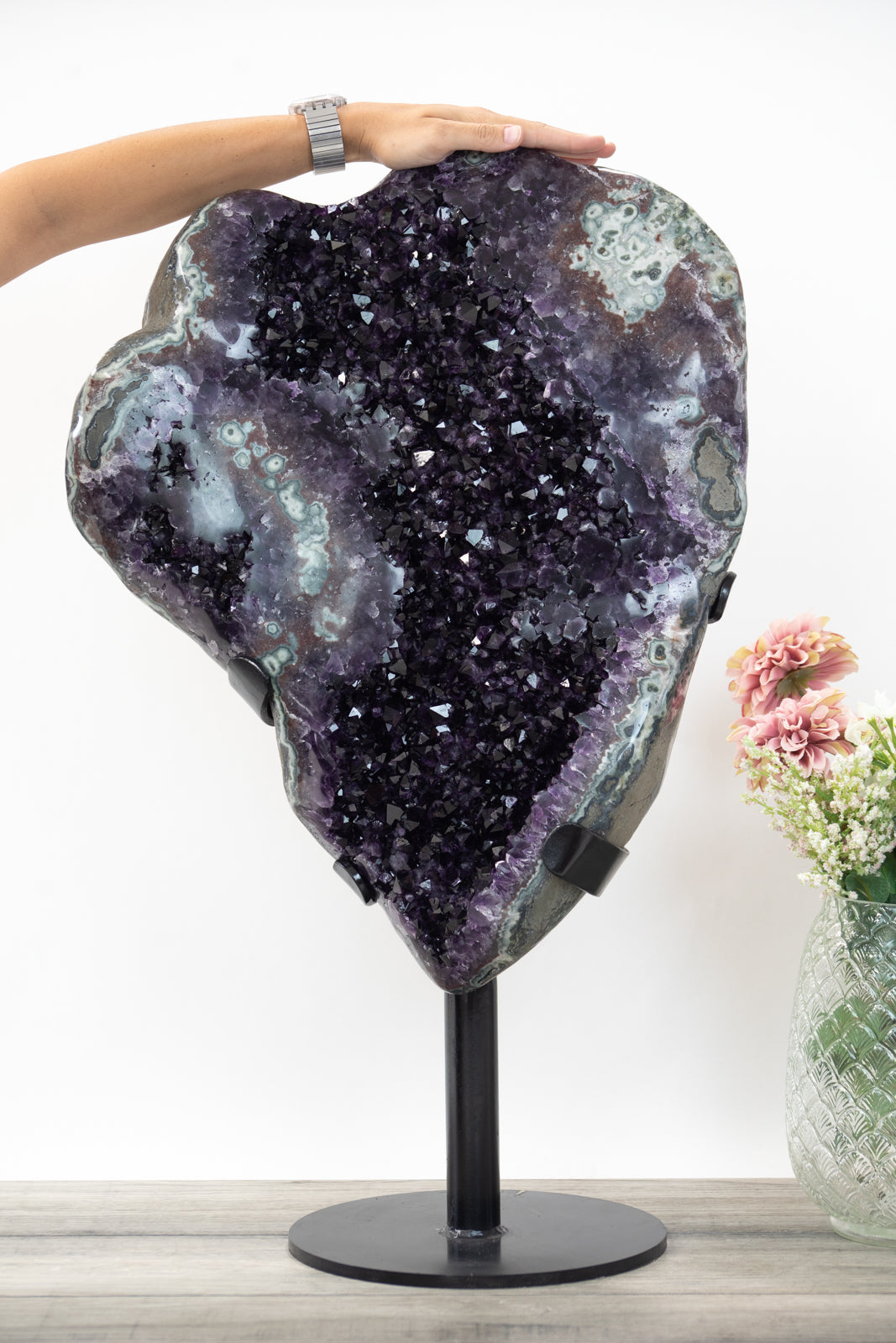 XXL Premium Quality Natural Amethyst &amp; Jasper Specimen - AWS1451